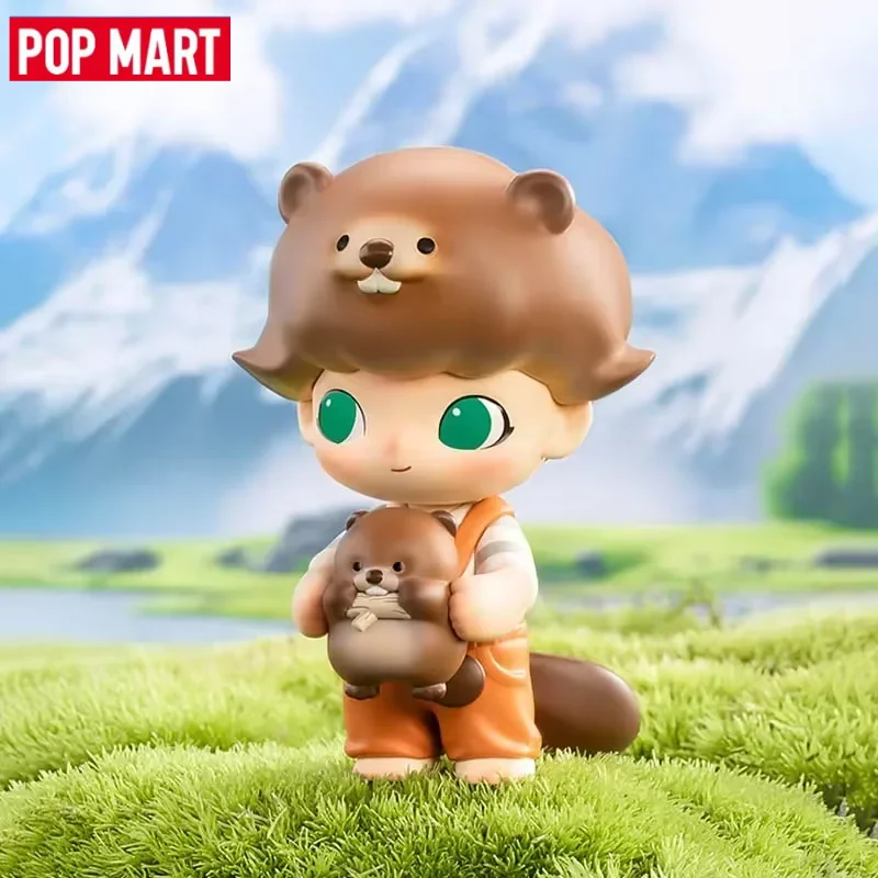 POP MART DIMOO Mengxin Biber Aufzug Anime Blind Box Nettes Geschenk Mädchen Anime Figur Desktop Dekoration Mystery Box Blind Tasche Spielzeug