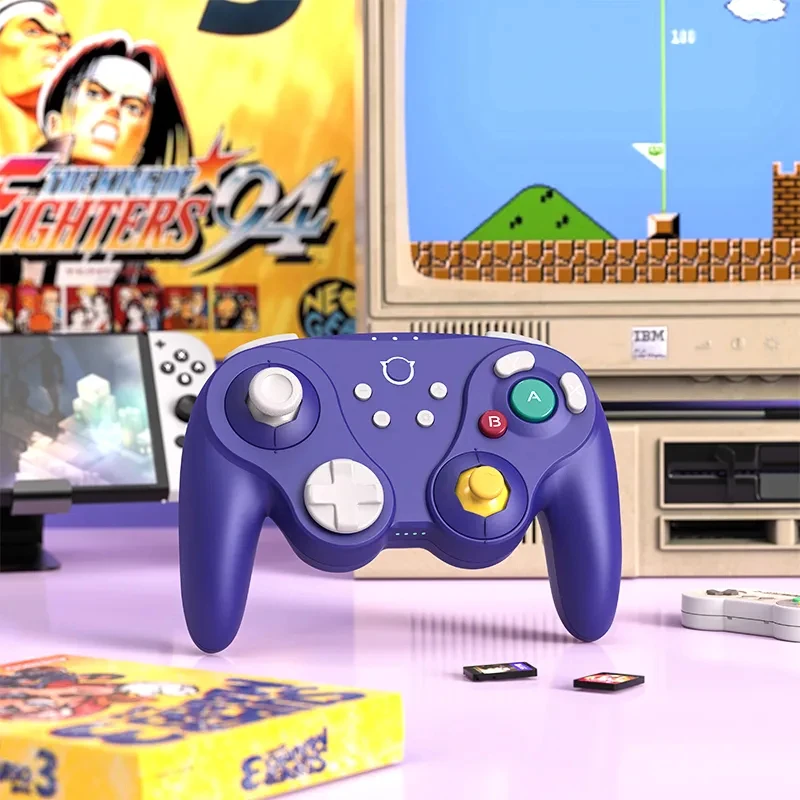 Controller di gioco wireless viola NYXI Warrior Lite per Switch 2/PC