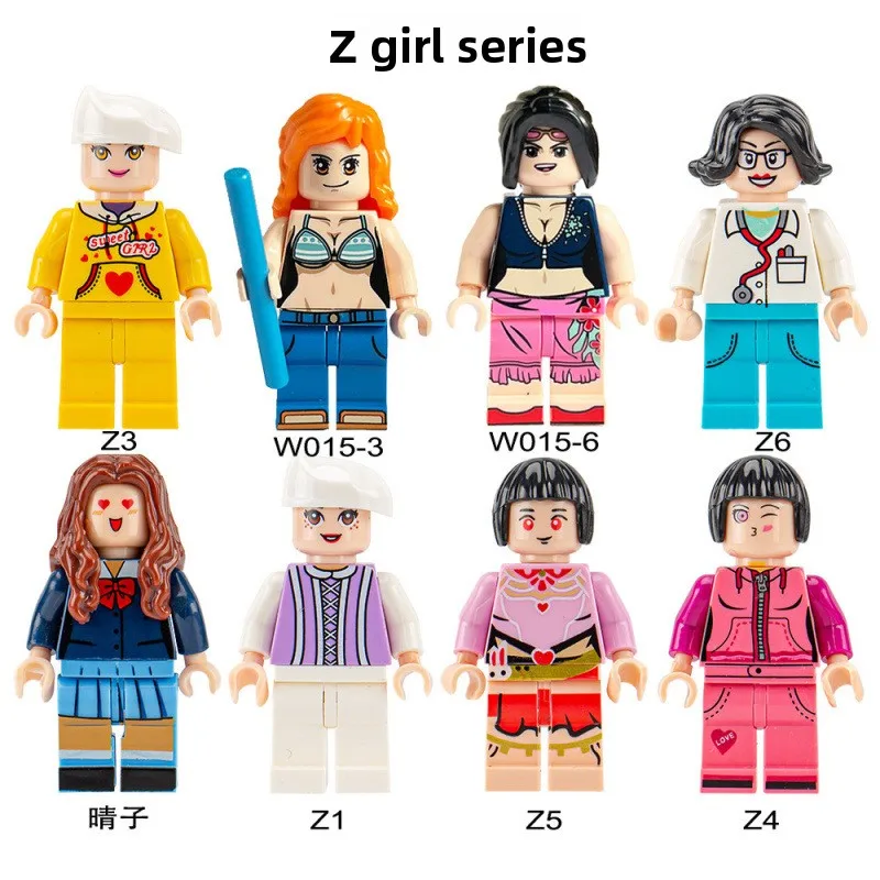 Klocki, figurki, lalki, zabawki, mini figurki, lalki, zabawki dla dzieci, prezenty urodzinowe, postacie z kreskówek