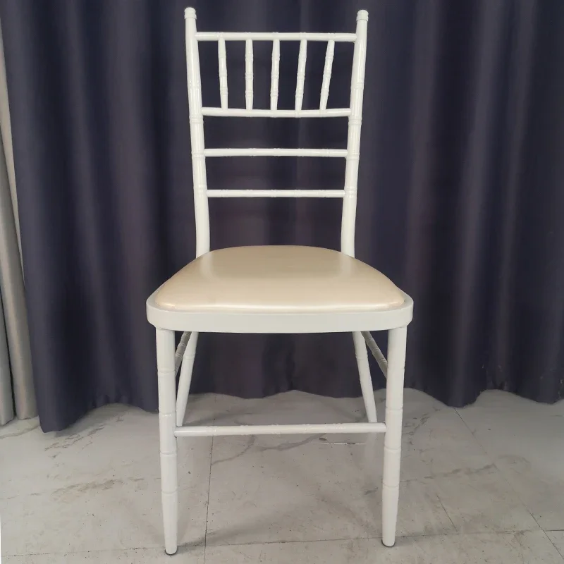 

Wedding Chairs Outdoor Garden Terrace White Party Chivalry Replica Design Modern Chair Napoleon Wholesale Plastic Hotel Iron Lot