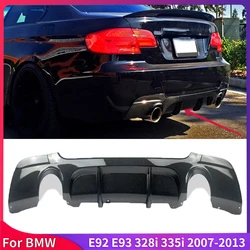 Rear Bumper Diffuser Lip Car Replacement Guard Protector Cover Auto Parts For BMW E92 E93 328i 335i 2007-2013 Coupe/Convertible