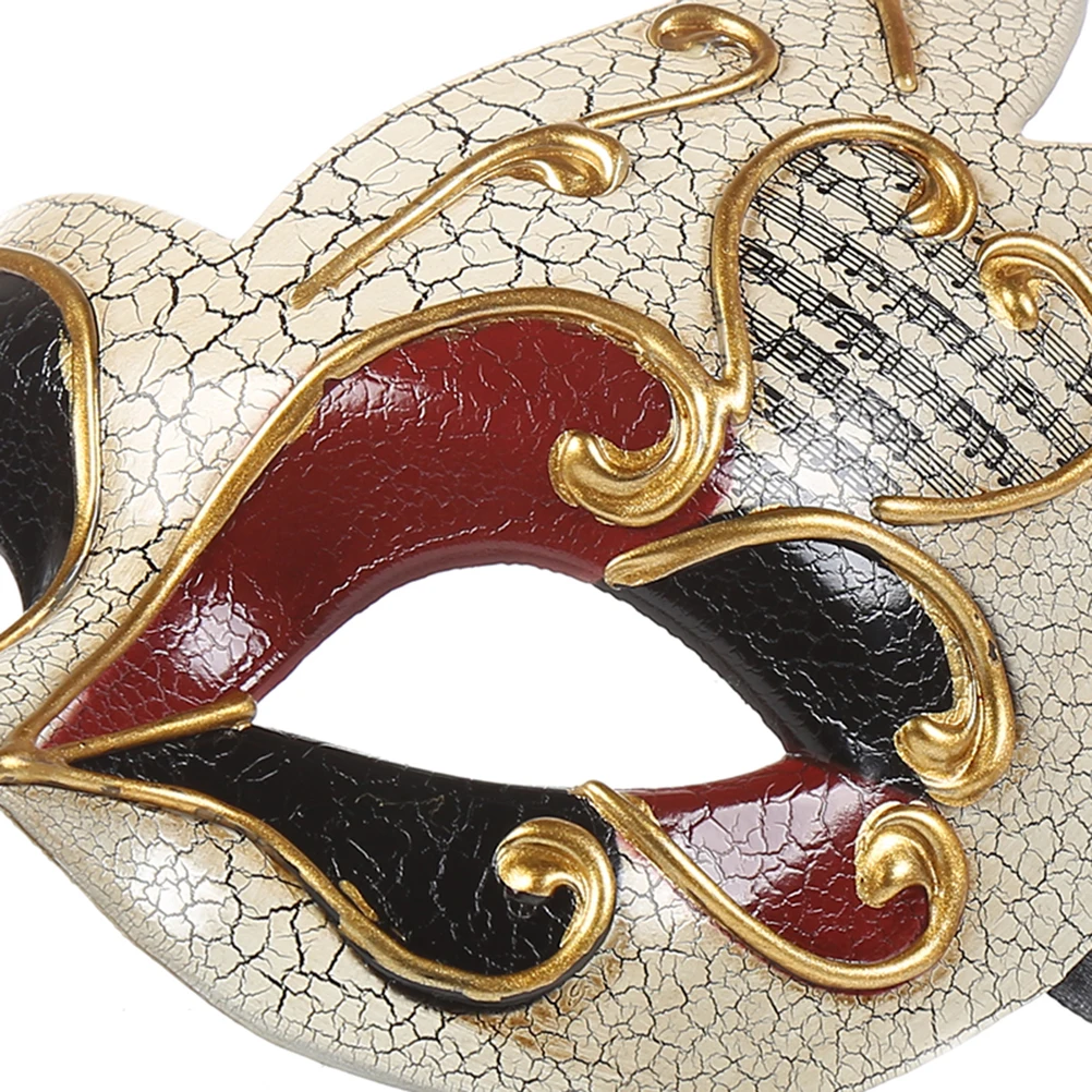 

Flame Crack Mask Vintage Men Masquerade Mens Venetian Red Men's Male Masks and Women
