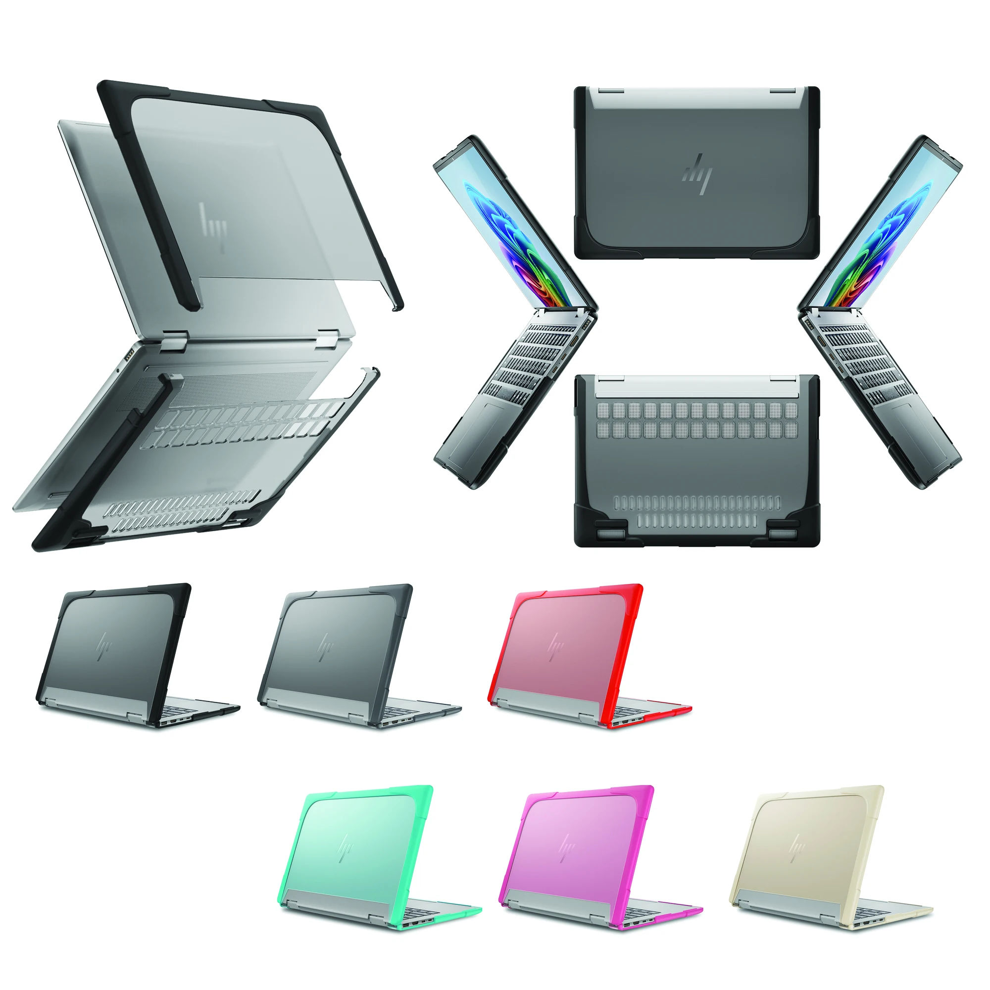 

360 ° Защитный чехол для ноутбука Hewlett-Packard ENVY X360-14 дюймов 2024, чехол HP ENVY x360 2-в-1 2024 14-fa0110AU