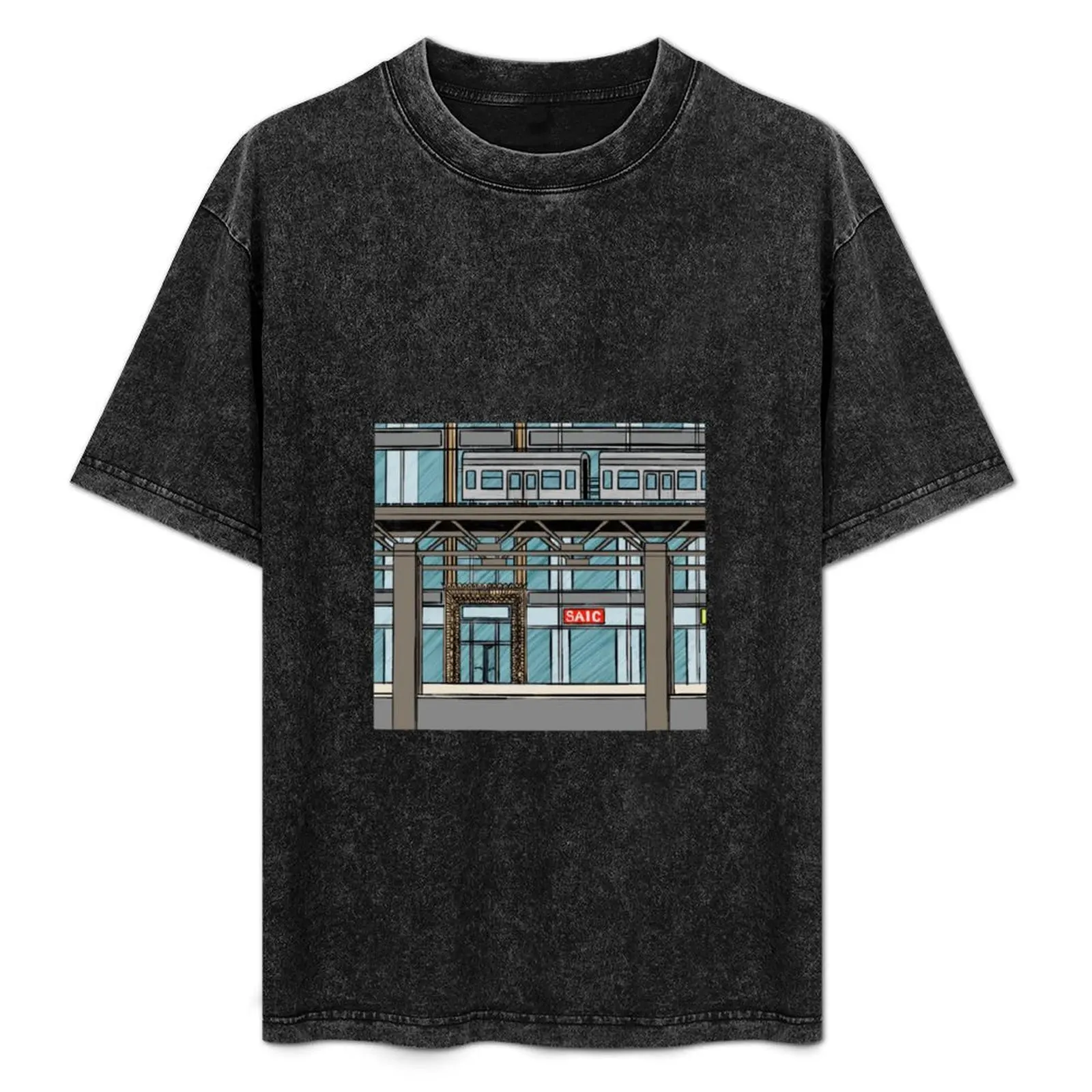 

SAIC Loop T-Shirt oversized fashion shirts customs plain t shirts men