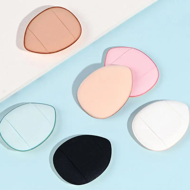 5-20pcs Mini Powder Puff Makeup Sponge Face Concealer Foundation Air Cushion Makeup Sponge Finger Puff Detail Makeup Tool