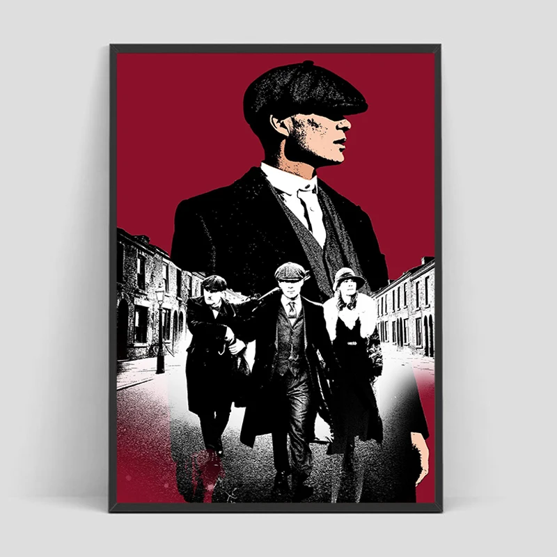 P-Peaky B-Blinders TV Play Poster Art Room Decor Decoration Print Decorative Paintings Posters for Wall Decororation Home Canvas