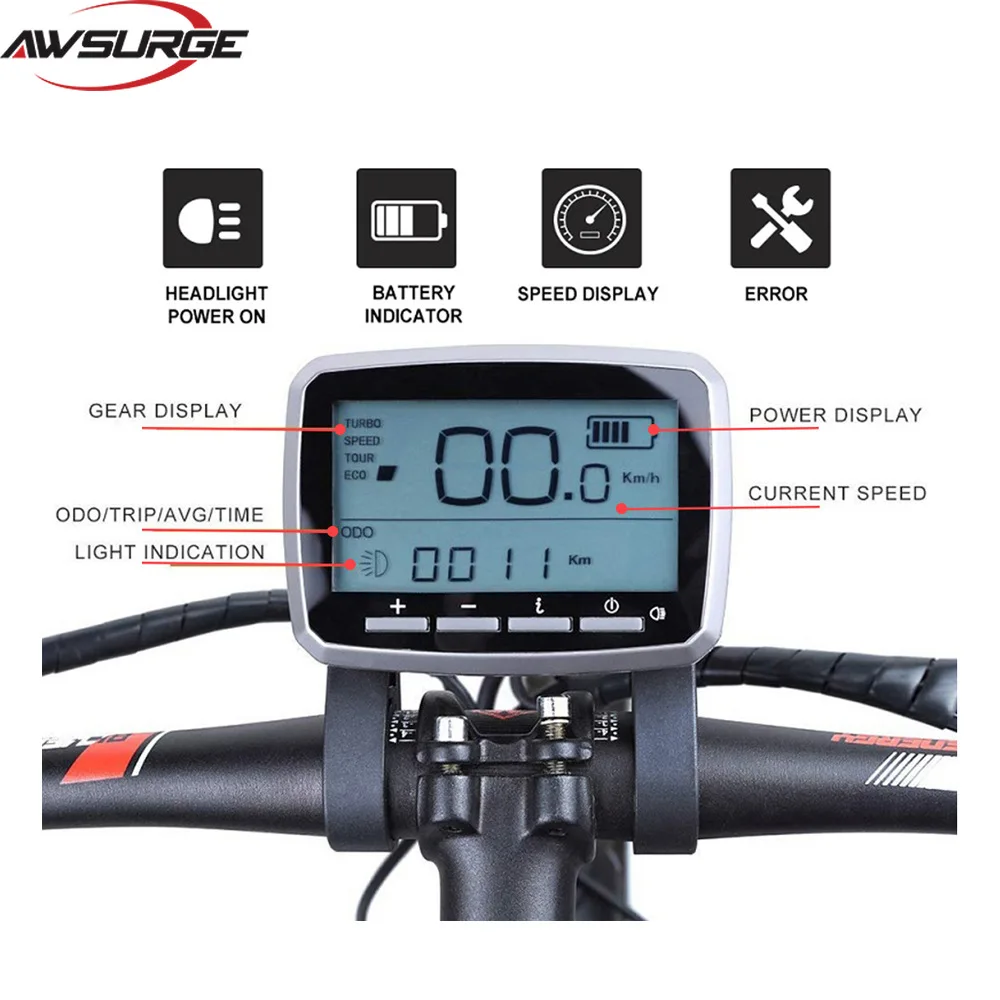 

6Pin 8Pin Mountain E-bike VLCD5 Display Power Modification Tongsheng TSDZ2H Mid-motor Accessories
