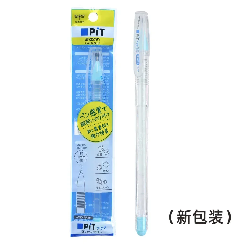 1 Pcs Tombow Liquid Glue PT-WP Portable Glue Pen 1mm Apply To Handmade Rhinestones Glass Metal Paper Office School Supplies