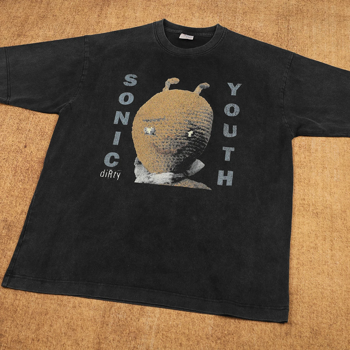 Sonic Youth T-Shirt Dirty Experimental Grunge Bauhaus Pixies Washed Retro Men's Clothing Short Sleeve Printed Loose Top Shirts