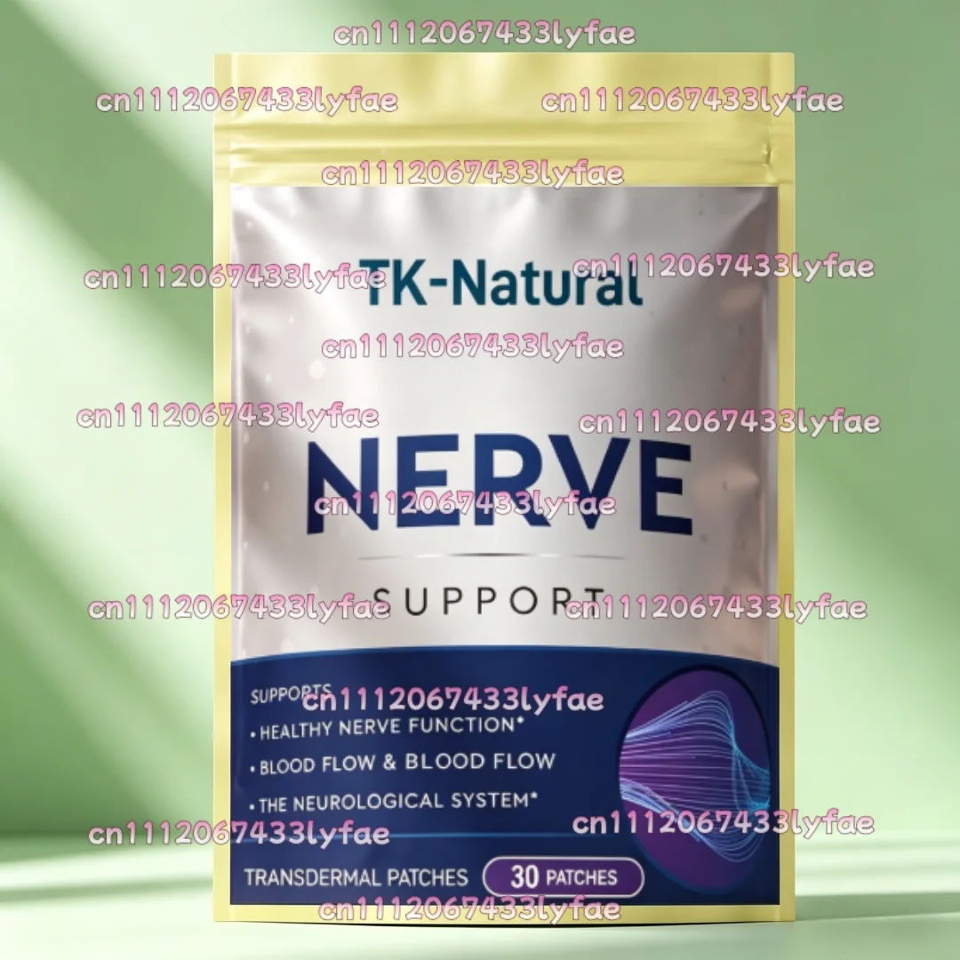30 Patches Premium Nerve Support Transdermal Patches with Alpha Lipoic Acid for Healthy Circulation, Feet, Hands & Toes