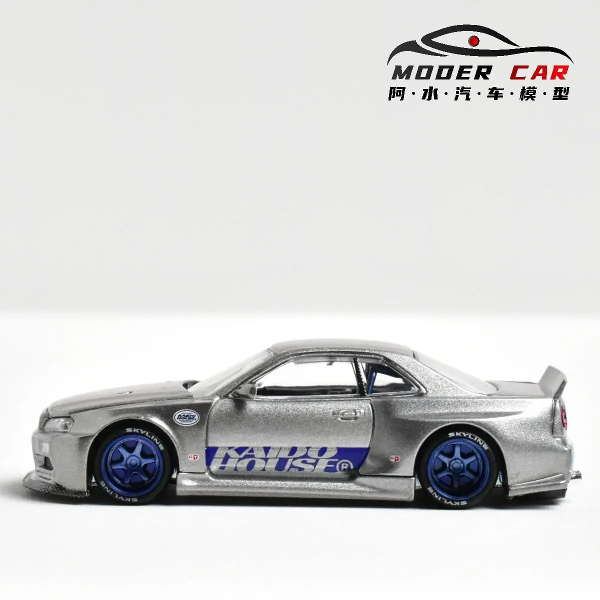 

Kaido House + MINIGT TSM 1:64 143, литая под давлением модель автомобиля Skyline R34