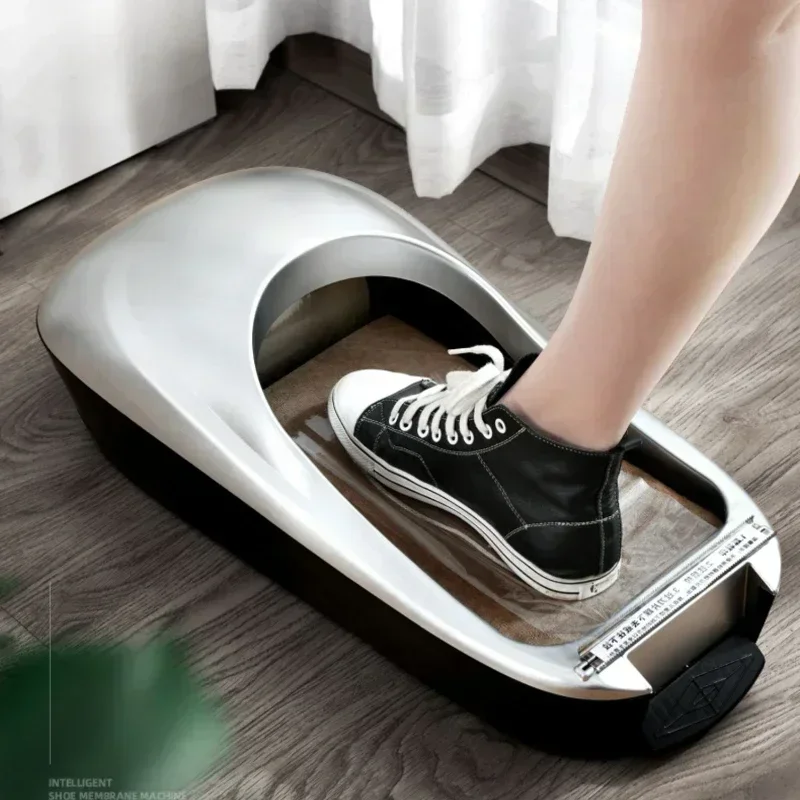 

Бытовая машина для изготовления бахил. Внутренняя полностью автоматическая одноразовая машина для изготовления пленки для обуви. Машина для изготовления обуви.