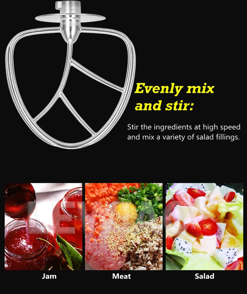 

Профессиональный кухонный блендер для еды, венчик для крема, миксеры для теста для торта, чаша, машина для шеф-повара