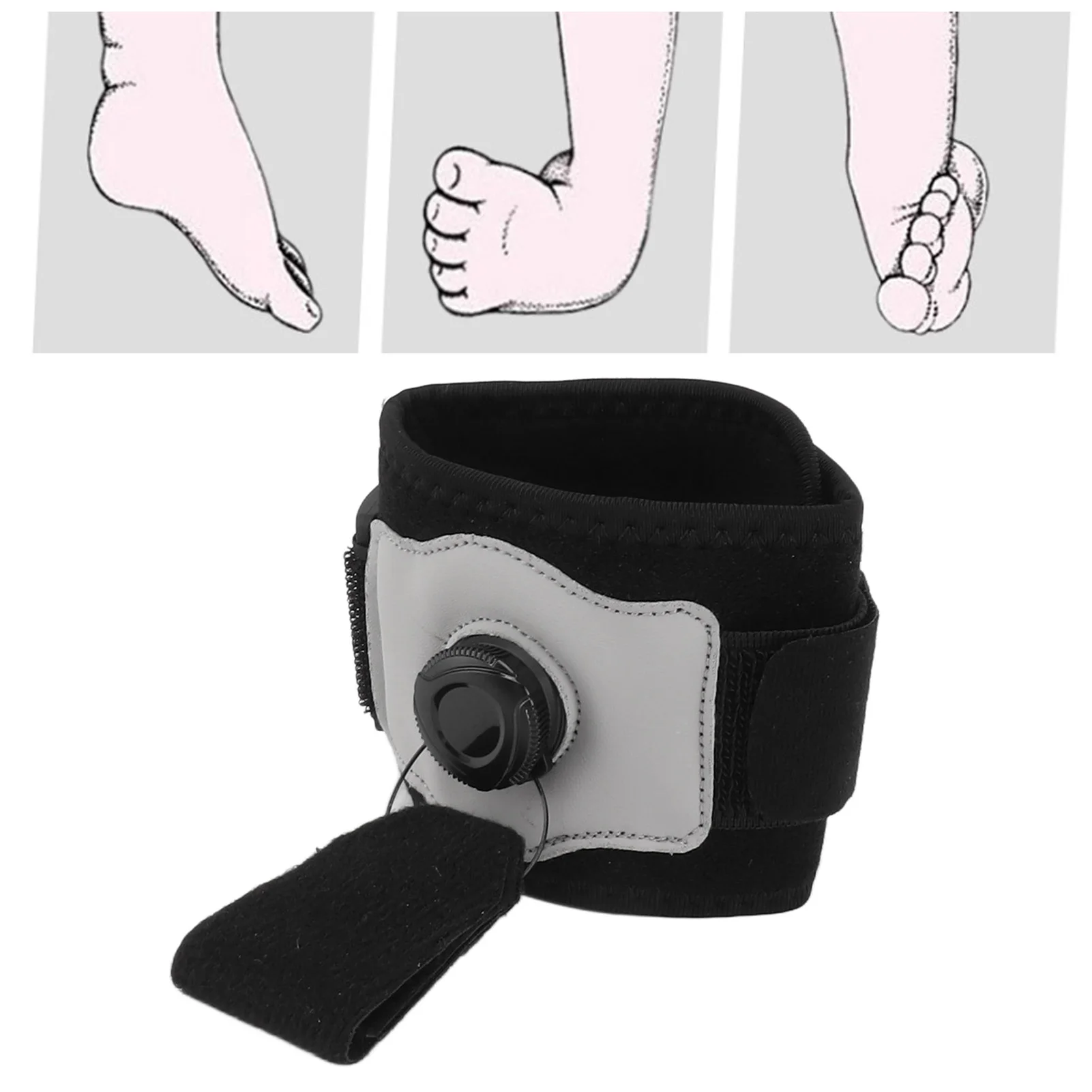 Afo Foot Drop Brace Knob Adjustable Left Right Foot Lifting Up Foot Drop Support For Walking with Shoes Drop Foot Brace