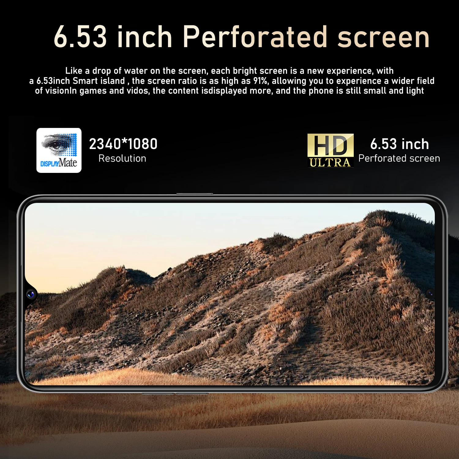 Global Versie X200 Smartphone Android 12 6.53 inch Scherm, 6 + 128 GB 8 + 16MP Mobiele Telefoon 4000 mAh Voor Google Play Store Telefoon