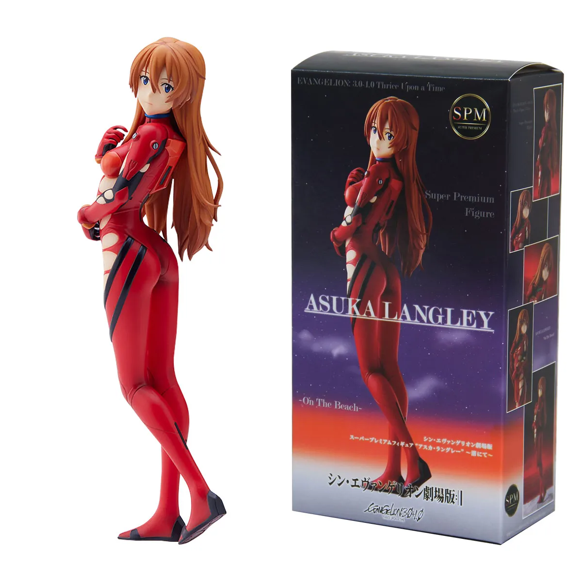 Anime NEON GENESIS EVANGELION New Theatrical Version Finale Asuka Langley Soryu Seaside Battle Damaged Model Toy Action Figure