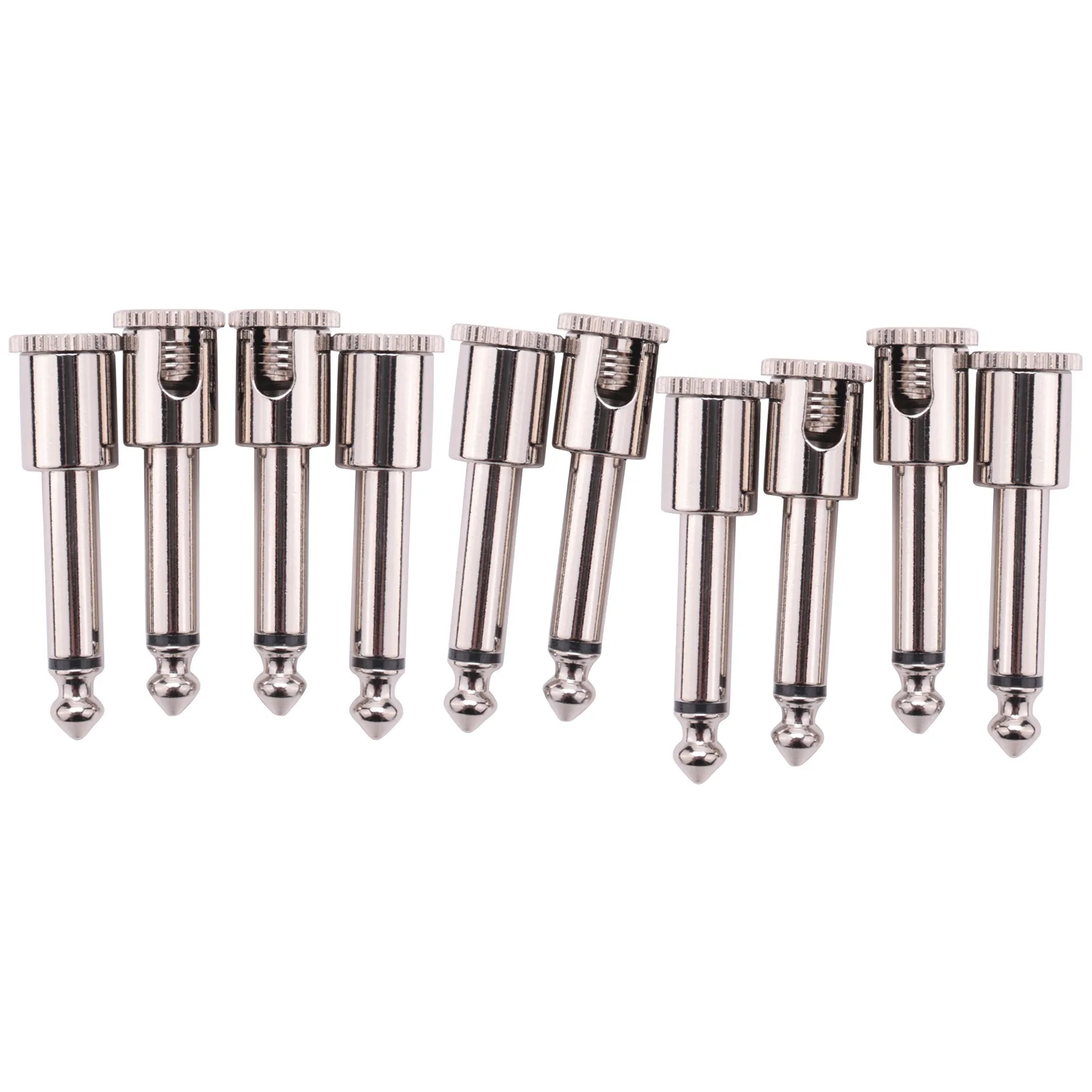 

T22C 10Ft Guitar Solderless Pedalboard Cable Kit Angle Audio 6.35 Plugs For Guitar Effects Pedals