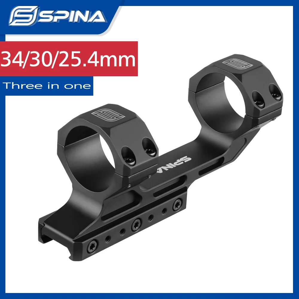 

SPINA OPTICS 34mm/30mm Tactical Hunting Riflescope Mount Picatinny Scope Rings All aluminum M4 AR15 Recoil.308.556 22LR etc