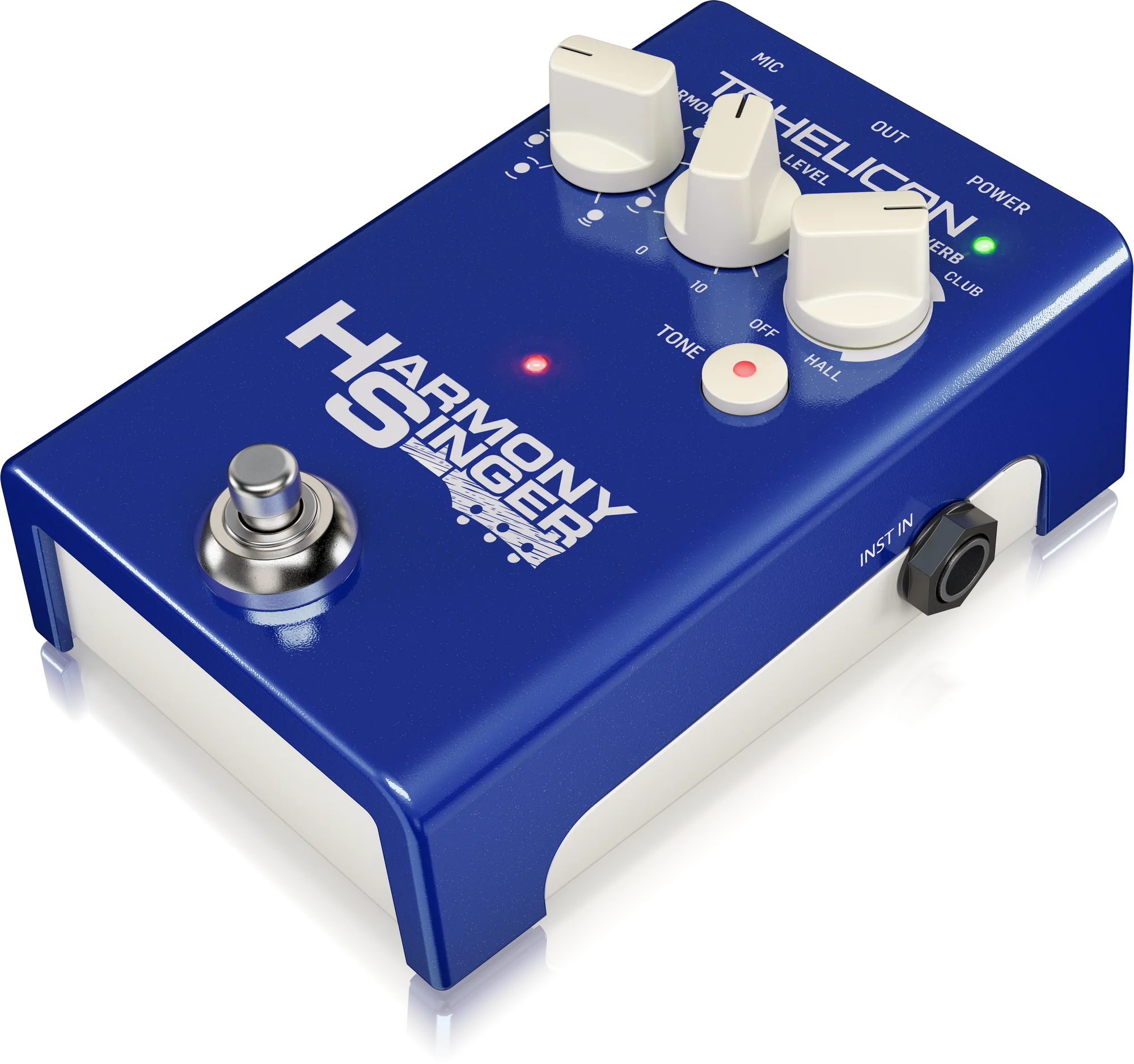 Pedal de Armonía y Reverberación Vocal Harmony Singer 2 Tc-helicon con Armonía, Reverberación y Tono Controlados por Guitarra