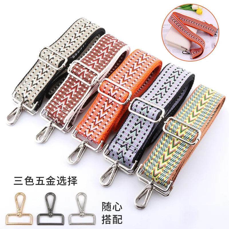 

Adjustable Wide Strap Crossbody Bags for Handbags 5cm Ethnic Strap for Women Luggage Accessories