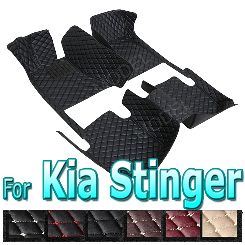

Автомобильные коврики для Kia Stinger CK 2018 ~ 2022, ковер, роскошный кожаный коврик, коврик для защиты от грязи, аксессуары для автомобиля, внутренние детали 2019 2020