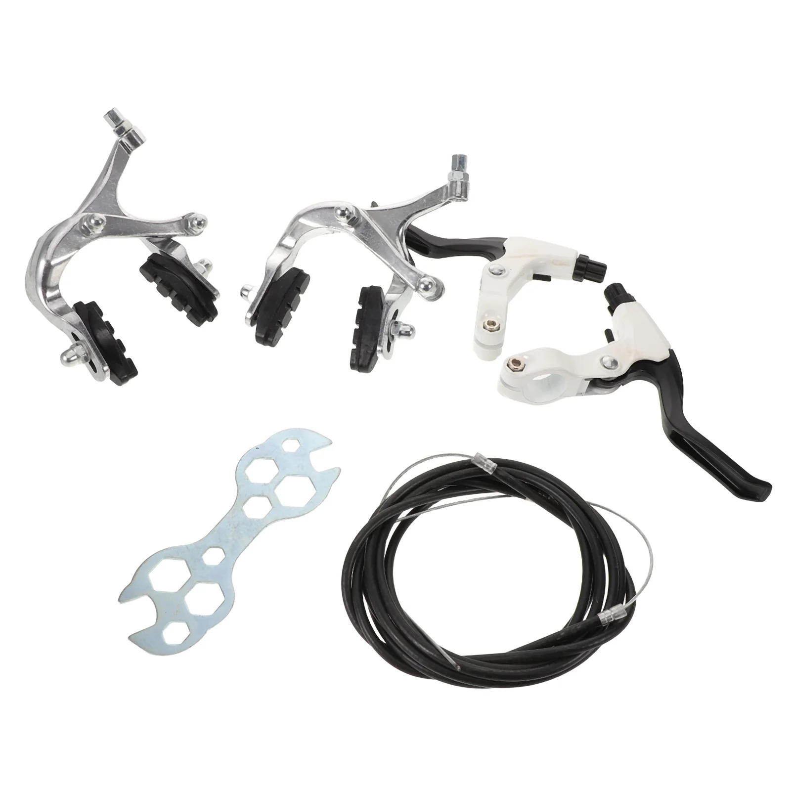 

1Set Bicycle Brake Set Universal Aluminum Alloy Brake Levers Complete Front Rear Disc Brakes for Mountain Bike Hydraulic System
