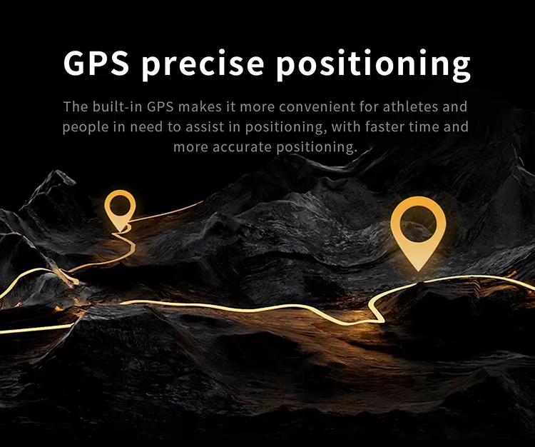 TLCRETE 2025 GPS Y101 ساعة ذكية مع مصباح يدوي 730mah بطارية كبيرة 3ATM مقاوم للماء جهاز تعقب للياقة البدنية الرياضة في الهواء الطلق Smartwatch #5