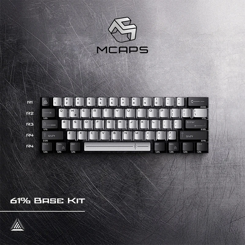 Real Metal Keycaps Aluminium Keycap set for 61/64/80/84/87 mx mechanical Keyboard Custom