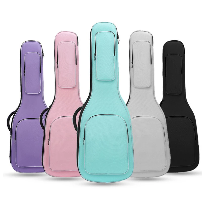 

39 Inch Electric Guitar Bag 15mm Thickend Waterproof Backpack Double Shoulder Carrying Case Portable Guitar Instruments Parts
