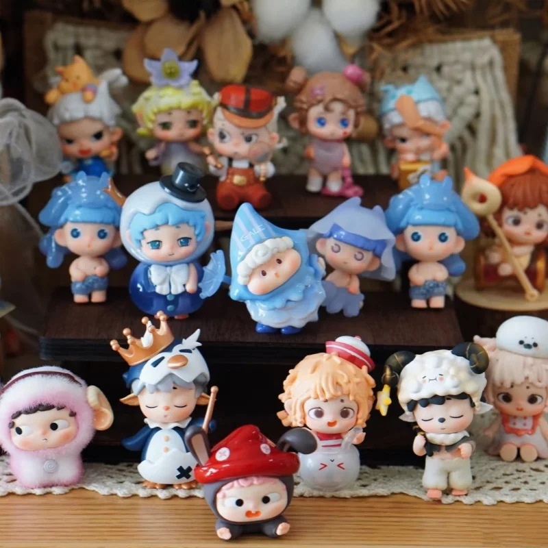 

Orginal Timetown Escape Series Mini Blind Box Exquisite Cute Figure Pvc Model Collection Desktop Ornament Kid Halloween Gift