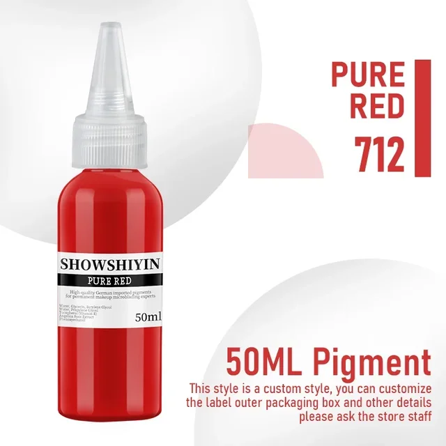 100ml Micropigmentation Pigment Tattoo Paint Ink สําหรับริมฝีปากแต่งหน้า Eyebrow Lip Pmu Microblading Organic Liquid Body Art OEM