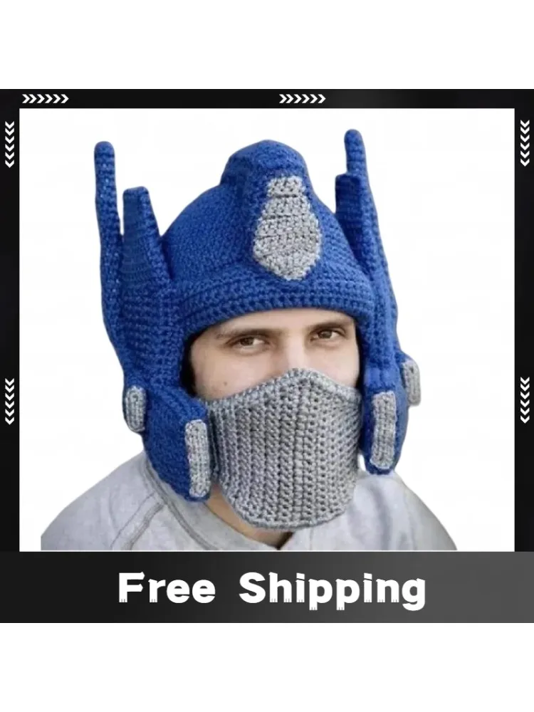 AliExpress New Winter Warm Hat Men Women Outdoor Ear Protection Hats Children Warm Thick Bicycle Knitted Capd Scarf Windproof Cap