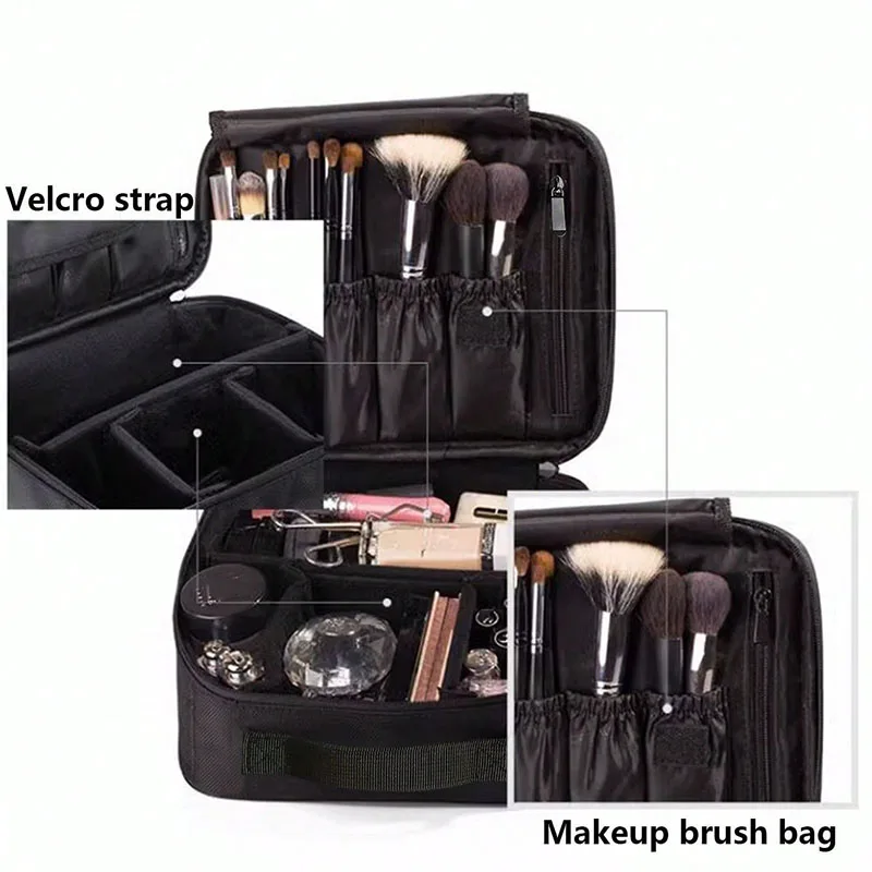 Large Capacity Cosmetic Case Waterproof Manicure Makeup Toolbox,Makeup Bag For Travel New Professional Tattoo Tool Makeup Case