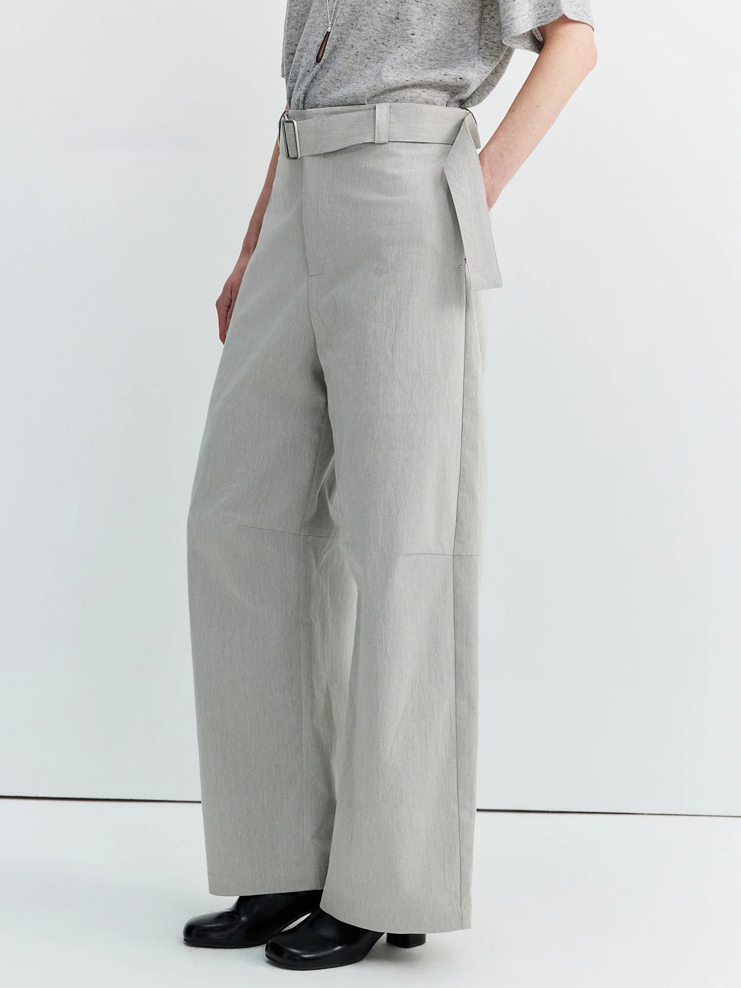 

Брюки WUUO: Современные, свободного кроя, прямые, из хлопка, комфортные, легкие, для весны и лета, повседневные, в художественном стиле, со средней/высокой посадкой.