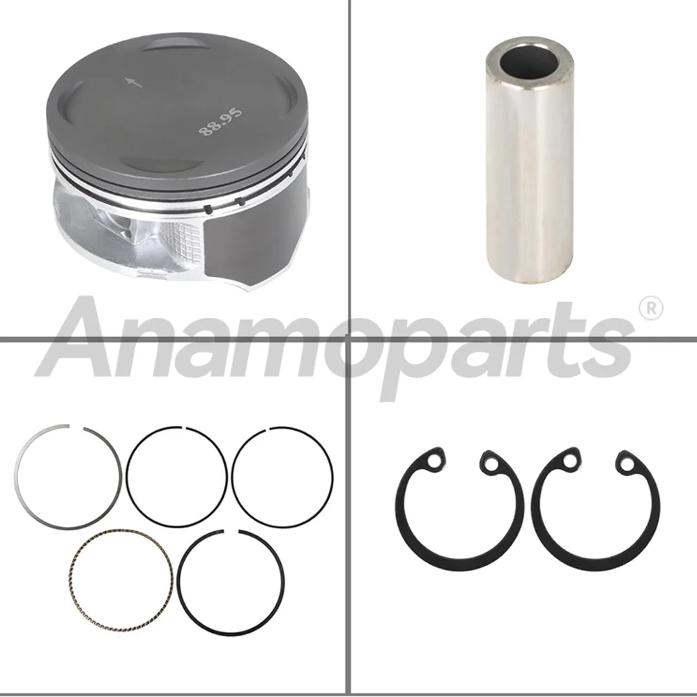 Big Bore 89 mm Motor Cylinder Piston Gasket Rebuild Overhaul Kit For 1996-2014 Honda TRX400X XR400R 440 CC ATV 12100-HN1-A70