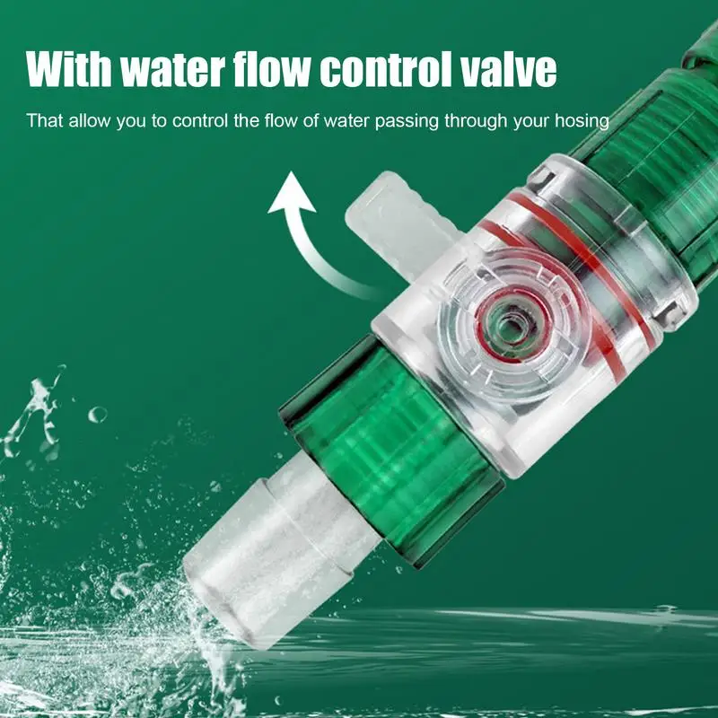 Aquarium Filter Water Valve Hose 12/16mm Flow Control Double Tap Quick Release Connector Fish Tank Filter Replace Accessories