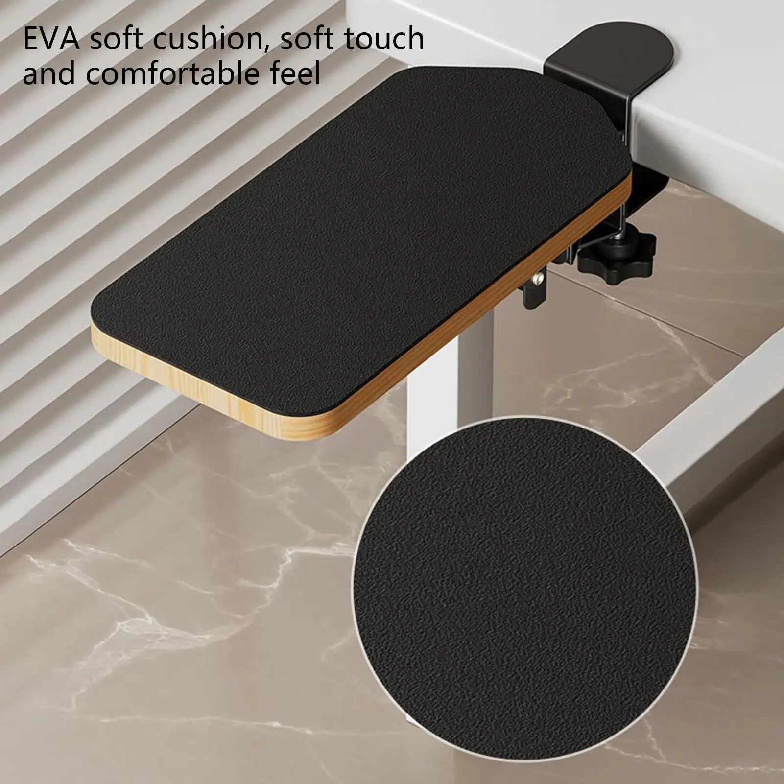 โต๊ะคอมพิวเตอร์ Arm Rest Pad Arm Rest สําหรับโต๊ะไม้สายรัดข้อมือ 90 องศาปรับพับโต๊ะ Arm Rest สําหรับ home office