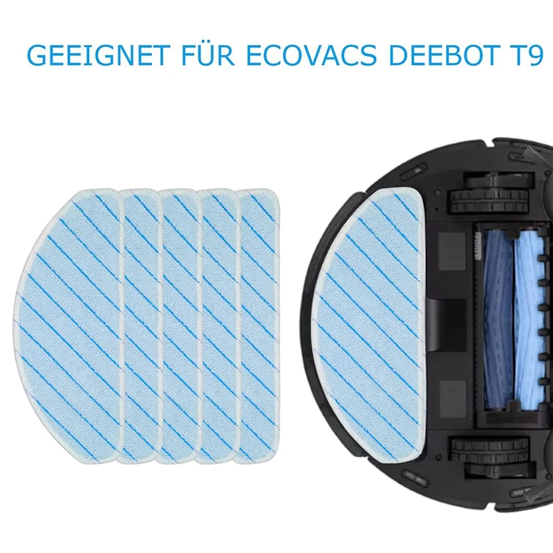 Vervangende Doekjes Voor Ecovacs Deebot T9, T9 + En T9 Aivi 7 Stuks Vervangende Microvezeldoeken Poetsdoeken