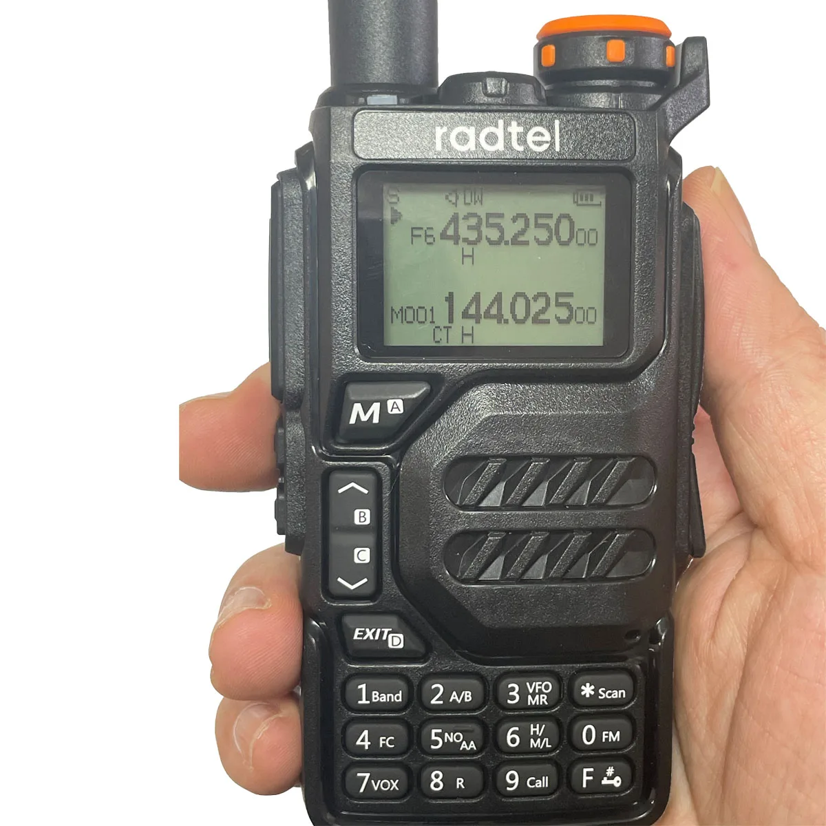 Imagem -04 - Radtel Rt590 Air Banda Walkie Talkie Amador Ham Estação de Rádio em Dois Sentidos Uhf Vhf 200ch Banda Completa ht com Noaa Canal am Satcom