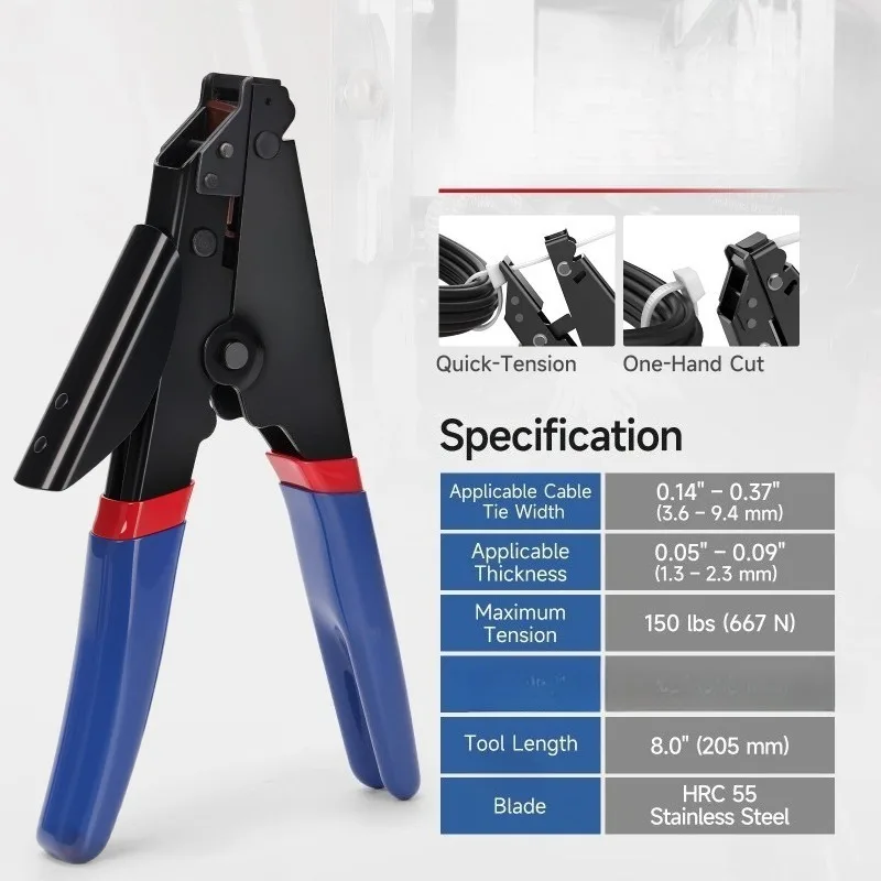 For Self-locking Plastic Nylon Cable Tie Shrink Accessories, for Cable Tie Tightening