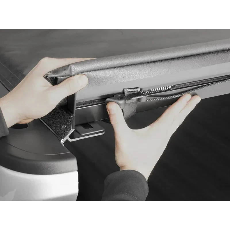 

Индивидуальный мягкий виниловый трехсекционный чехол-тент для кузова пикапа (для кузовов 5.5 и 6.5 футов)