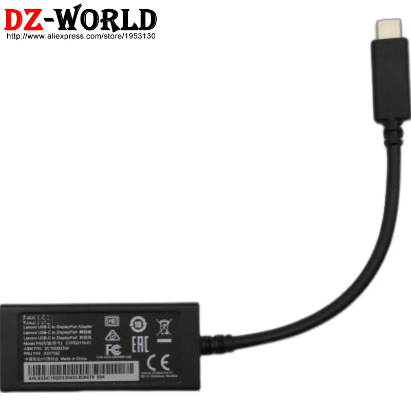 For Lenovo USB-C Type C to DP Lightning 3/4 full function Female Adapter to 4k 144hz Display Phone iPad 03X7582 CYPD2119-01