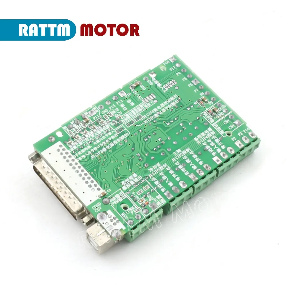 Placa base LPT MACH3 CNC, controlador de movimiento, máquina de grabado, 145A