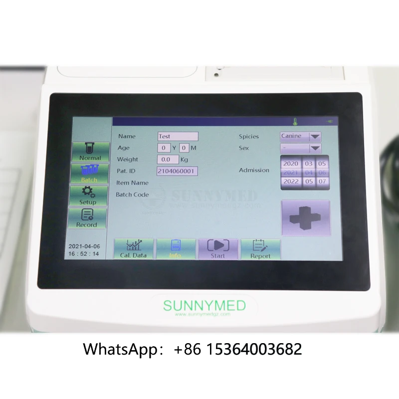 

SY-B174V Animal Use Dry Fluorescence Immunofluorescence Analyzer for the In-vitro Quantitative Detection Veterinary Equipment