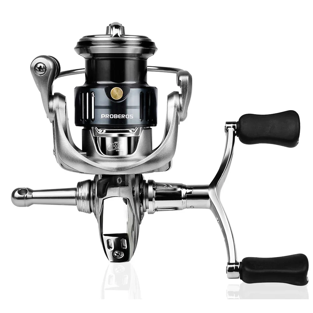 

Lightweight Fishing Fishing Gear Outdoor Fishing Sturdy Drag System 1 Gear Ratio 7 1 Bearing System Interchangeable Handles