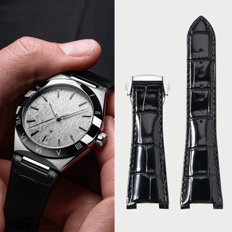 

Кожаный ремешок для часов Omega Constellation Series, высококачественный мягкий мужской браслет для часов, 25x13 мм, 25x14 мм