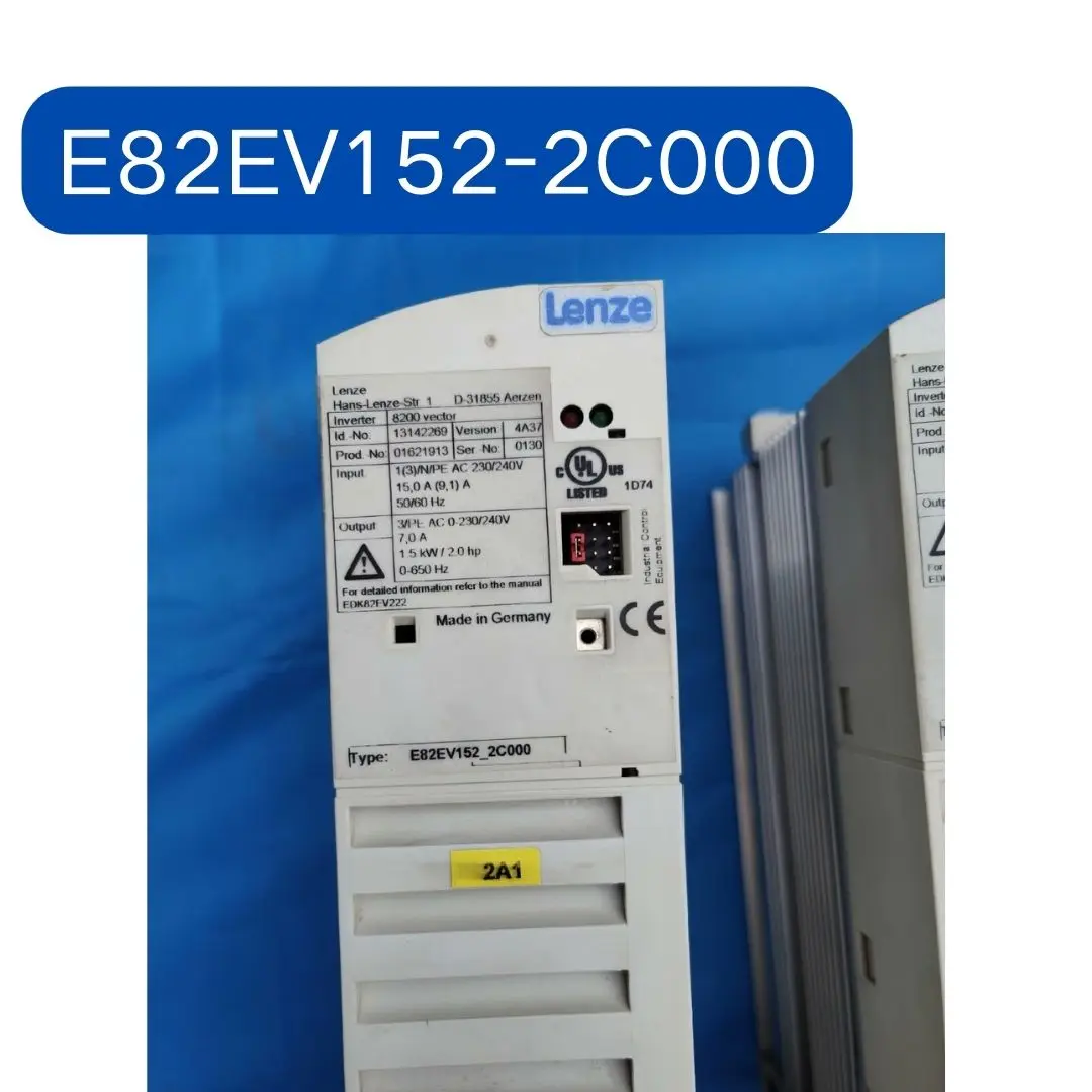 second-hand E82EV152-2C000 inverter 1.5KW tested ok