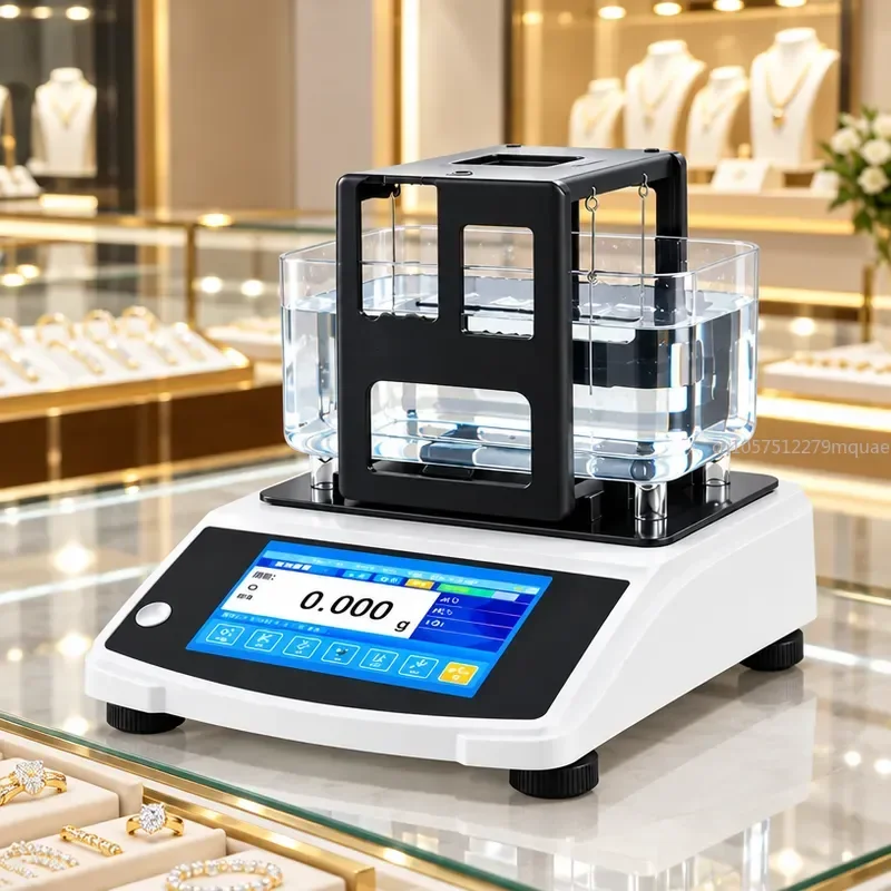 Gold Purity Meter Silver Content Detector Platinum Jade K Gold Densitometer True False Tester Precious Metal Analyzer Tool