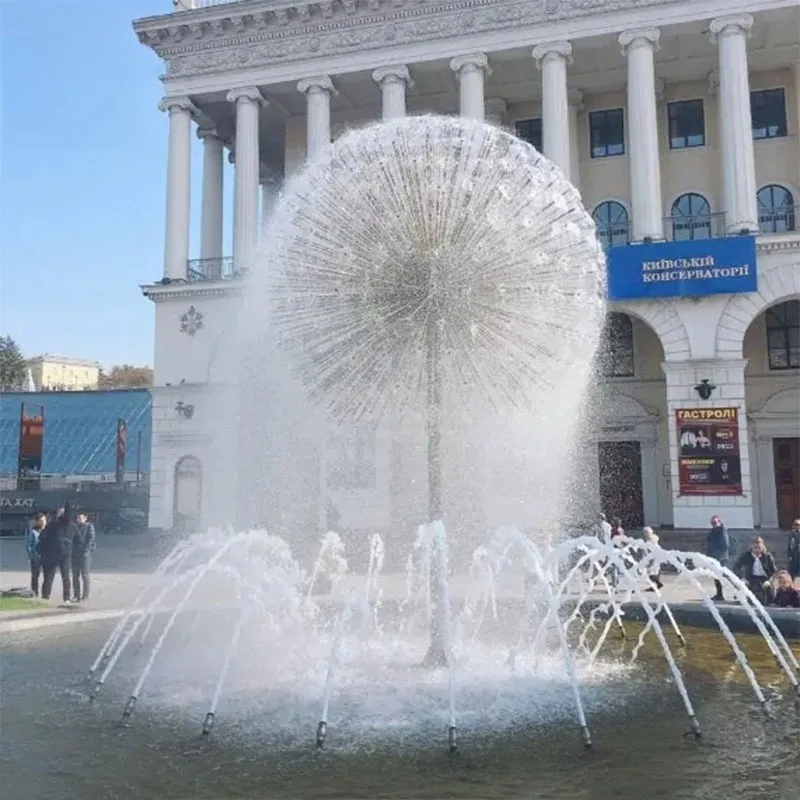 Deposit Price High Quality Stainless Steel Dandelion Pond Fountain Wholesale Fountain Nozzle
