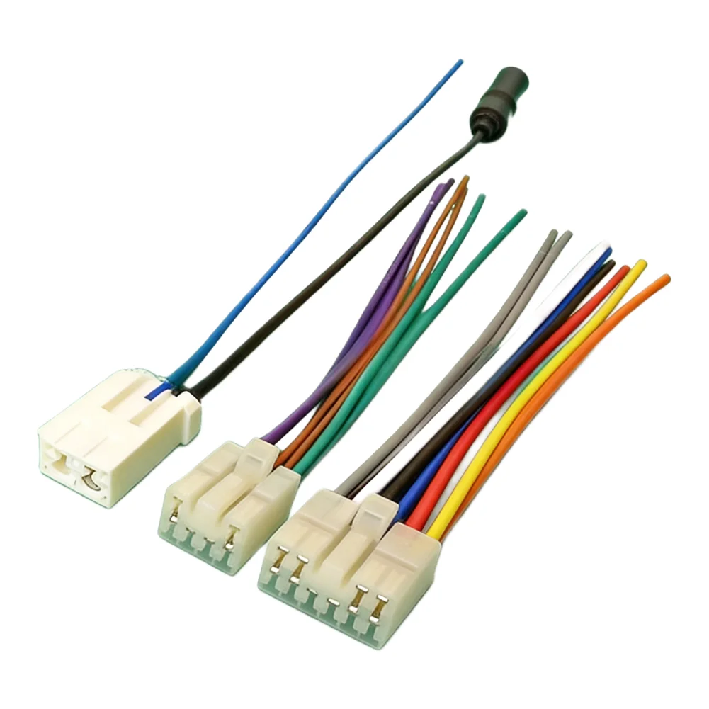 Antenna Adapter Wiring Harness for Toyota Car Radios with Power Cord and Antenna Connection Cable for Audio Setup